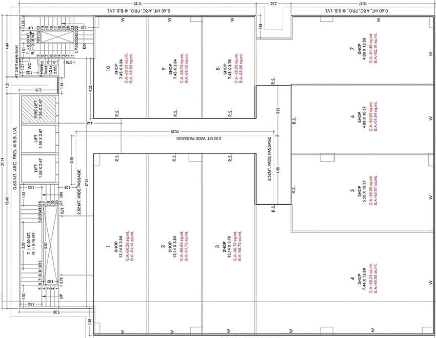 Floor Plan of Satva Elisio in Palanpur, Surat - Image 374928