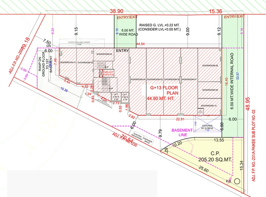 Master Plan of Satyam Ayodhya Trade Center in Kamrej, Surat - Image 374949