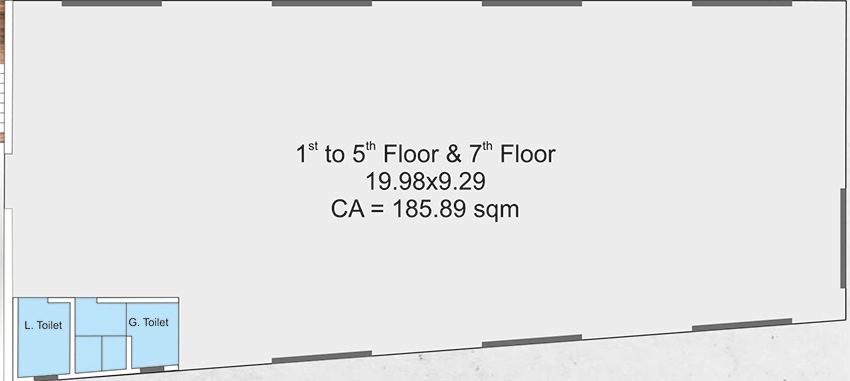 Floor Plan of Sharvaya Sampriti in Althan, Surat - Image 374971