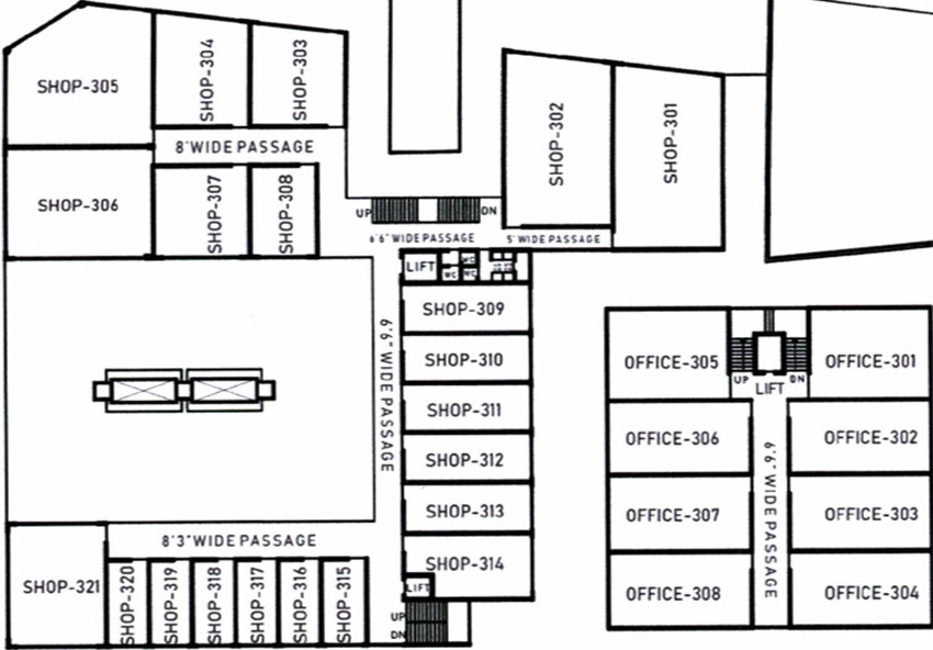 Floor Plan of Anjani Shivanjani Hub in Rander, Surat - Image 374994