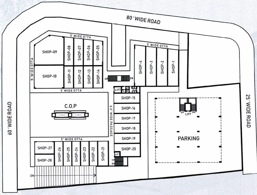 Master Plan of Anjani Shivanjani Hub in Rander, Surat - Image 374993