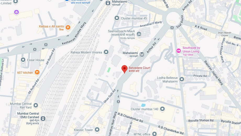 Location of Gear Belvedere Court in Jubilee Hills, Hyderabad - Image 375008