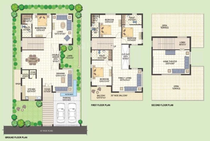 4 BHK House/Villa in Green Icons Isle in Lakdikapul, Hyderabad - Image 905820