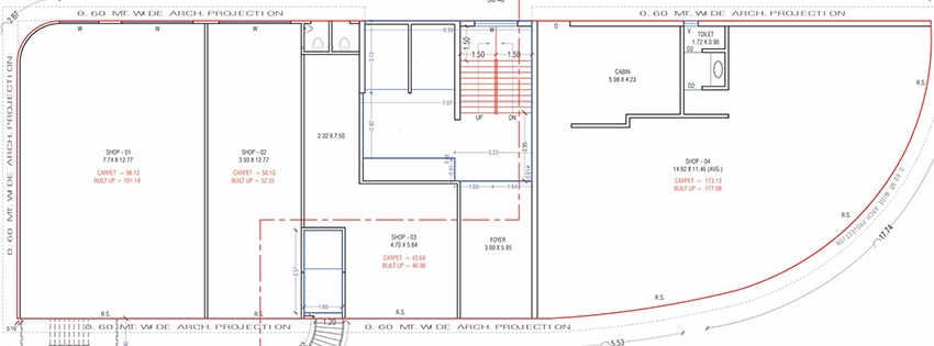 Floor Plan of Shivdhara Point in Parvat Patiya, Surat - Image 374999
