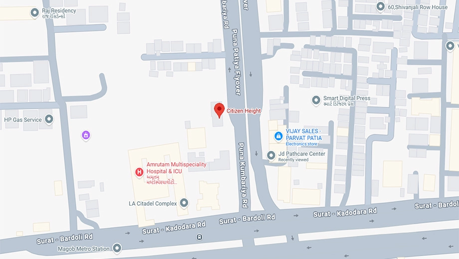 Location of Shivdhara Point in Parvat Patiya, Surat - Image 374998
