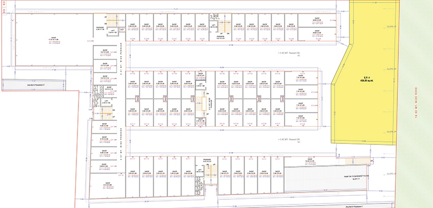 Master Plan of Shree Rangila Park in Mota Varachha, Surat - Image 375071