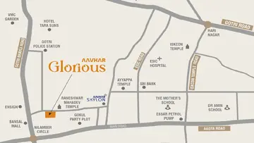 Location of Aavkar Glorious - Image 375080