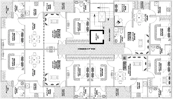 Floor Plan of Living Stone Princeton in Nirman Nagar, Jaipur - Image 375113
