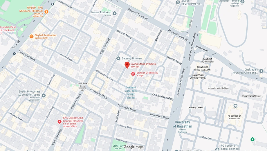Location of Living Stone Princeton in Nirman Nagar, Jaipur - Image 375112