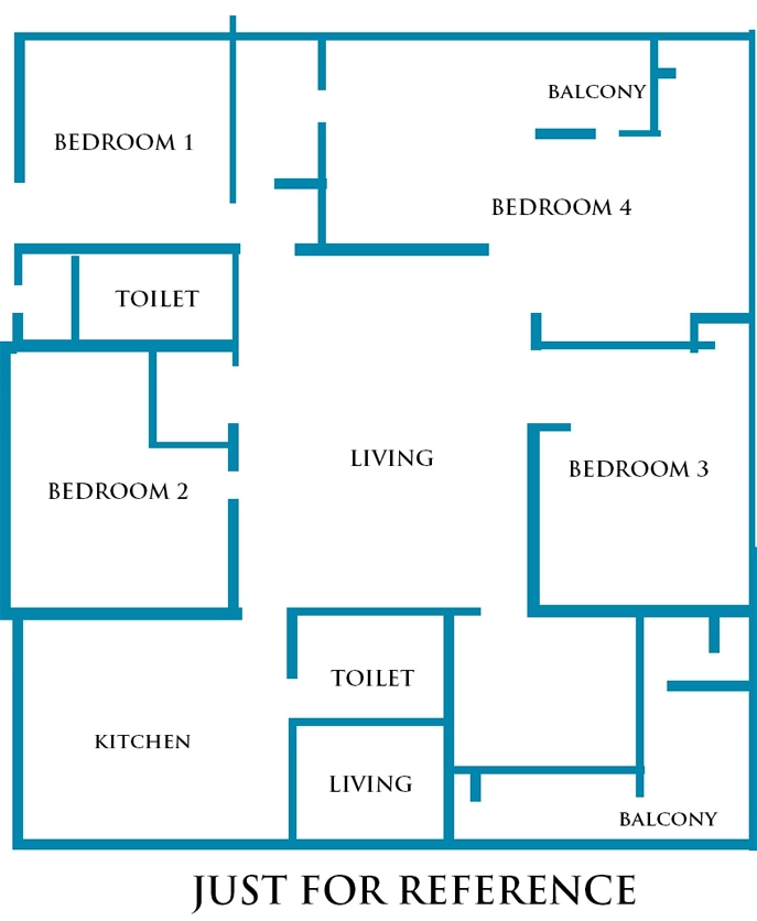 4 BHK Flat in Lakefront Sanali Lakeview Terraces in Somajiguda, Hyderabad - Image 905887