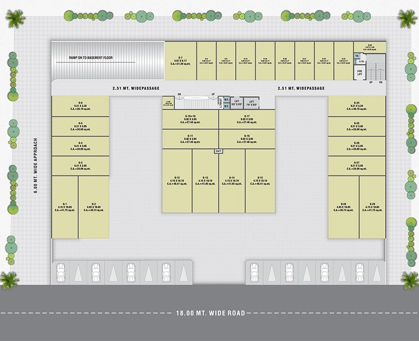 Master Plan of Shreeji The Galleria Business Hub 2 in Punagam, Surat - Image 375144