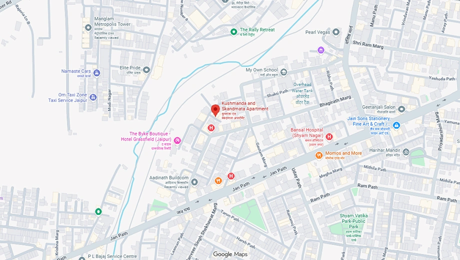 Location of Prescon Kushmanda and Skandmata in Nirman Nagar, Jaipur - Image 375206