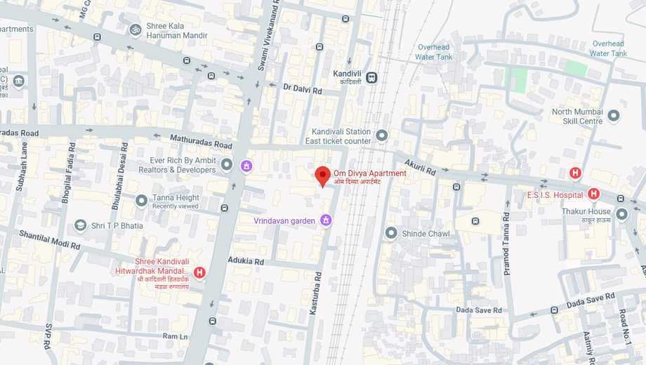 Location of Shanti Om Divya in Kandivali West, Mumbai - Image 376398