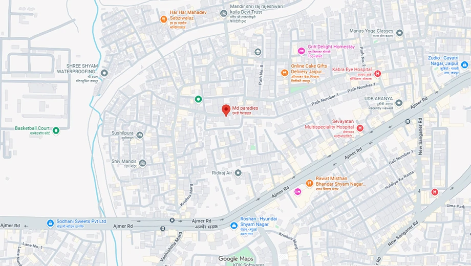 Location of SR MD Paradise in Sodala, Jaipur - Image 375226