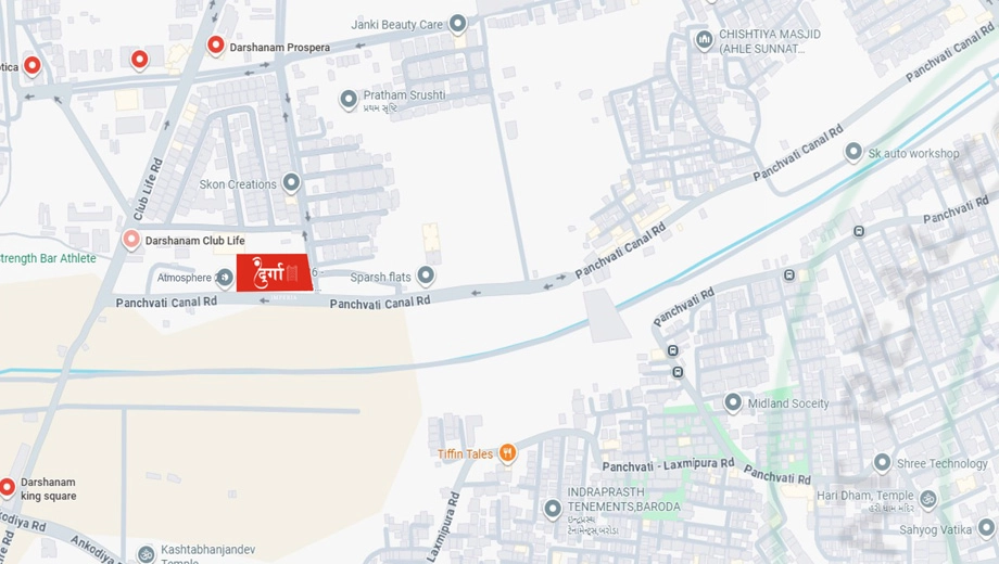 Location of Durga Imperia in Undera, Vadodara - Image 375244