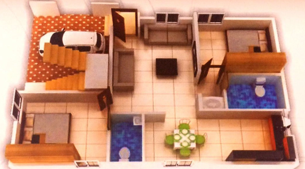 2 BHK House/Villa in Ecreative Kalpi Vishva Society in Daladili, Ranchi - Image 905948