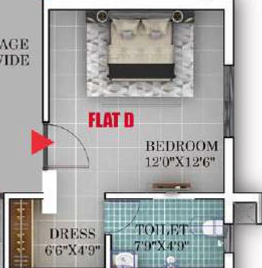1 BHK Flat in Nisith Oak Valley in Namkum, Ranchi - Image 905954