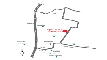 Location of Rameshwaram Shree Radhe Apartment - Image 375338