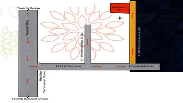 Location of Universe Vandna Palace - Image 375349