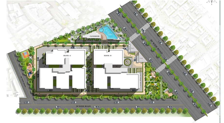 Master Plan of Pradeep Bliss in Somajiguda, Hyderabad - Image 375428