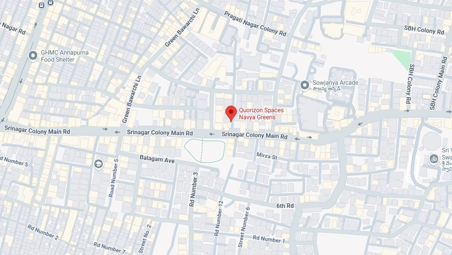 Location of Quorizon Navya Harmony in Peerzadiguda, Hyderabad - Image 375419