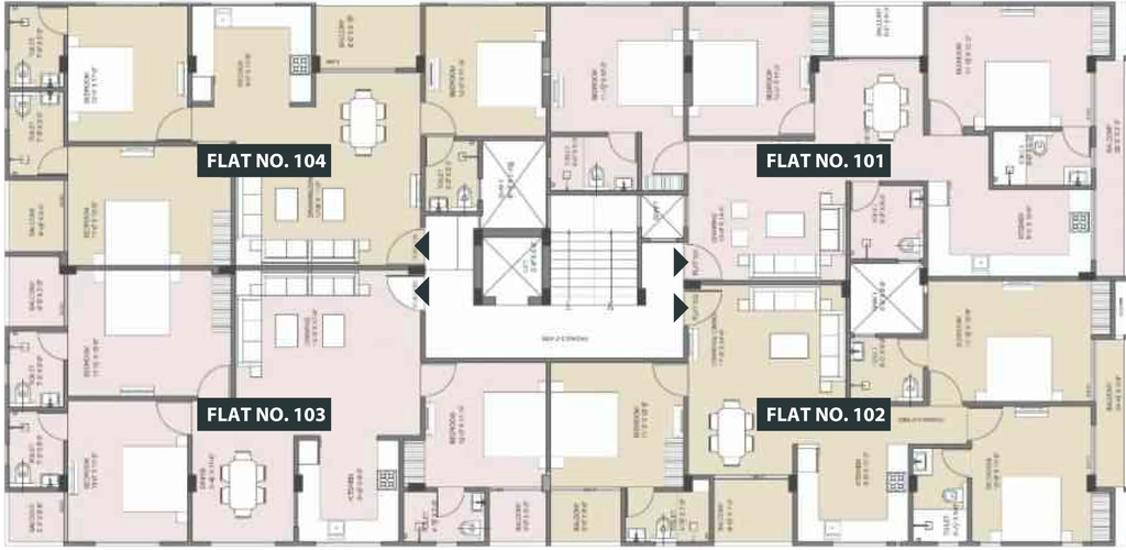 Floor Plan of Elegant Wonder in Tagore Nagar, Jaipur - Image 375392