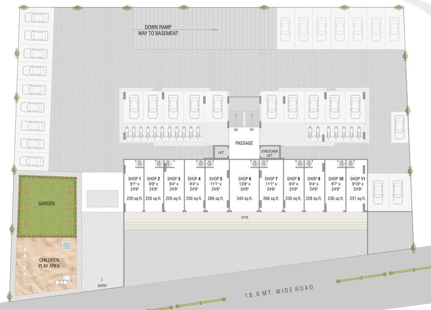 Master Plan of Aarchi Hari Darshan Prime in Chhani, Vadodara - Image 375490