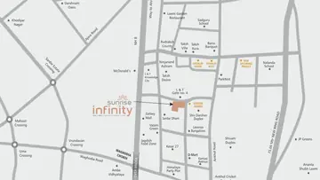Location of Shiv Sunrise Infinity - Image 375551