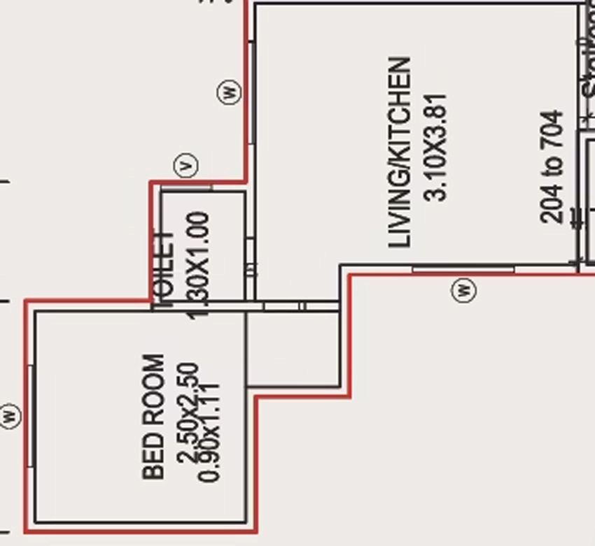 1 BHK Flat in Swastik Nitara Heights in Navapura, Vadodara - Image 906078