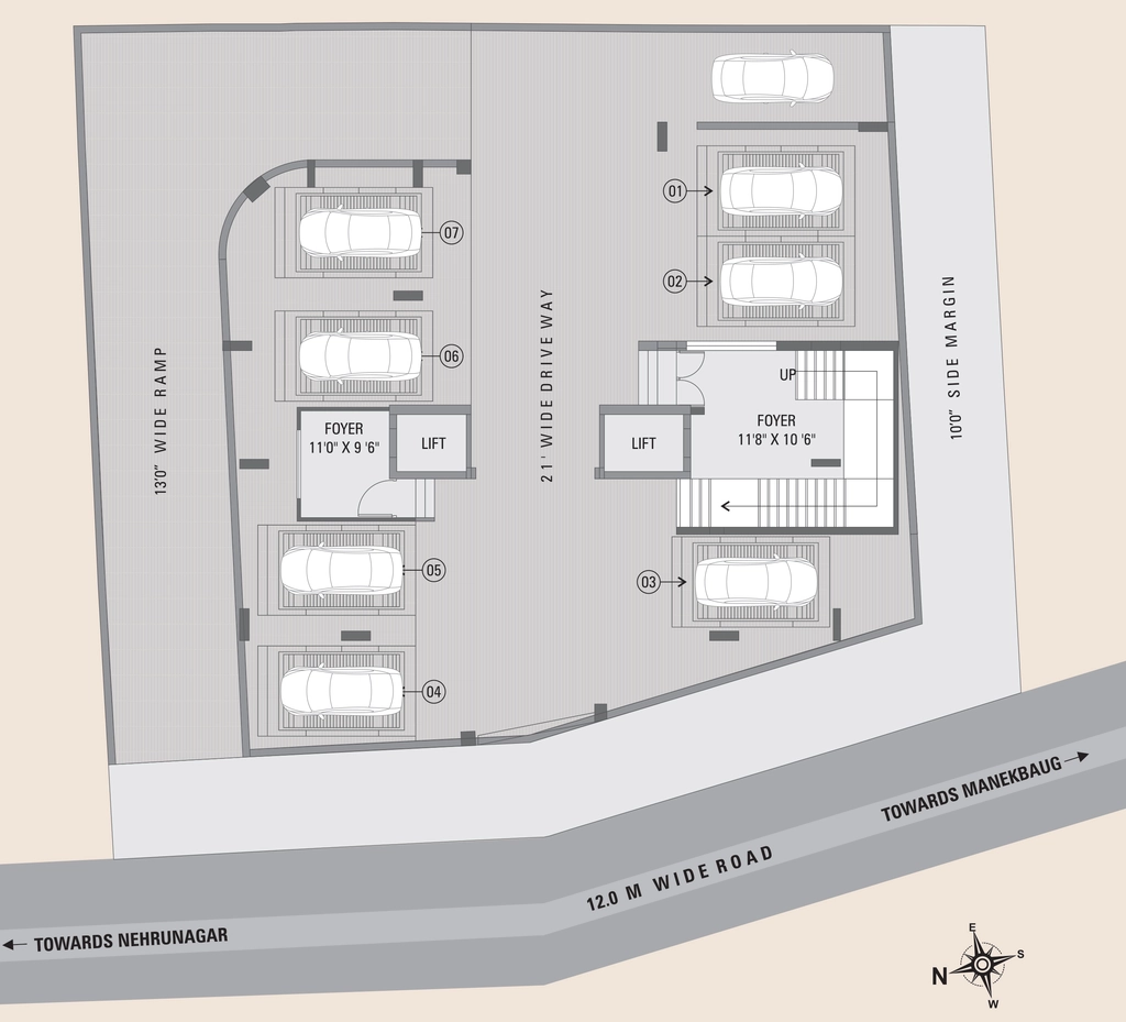 Master Plan of Titan The Residency in Ambawadi, Ahmedabad - Image 375589