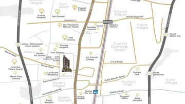 Location of DB Omnetra Malad Vrindavan - Image 375618