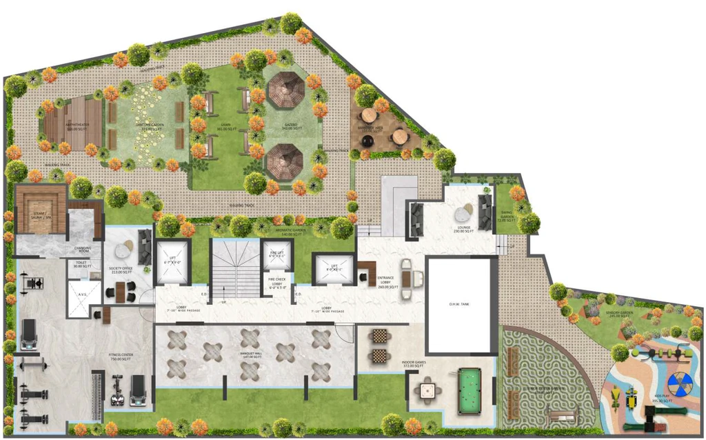 Master Plan of DB Omnetra Malad Vrindavan in Malad West, Mumbai - Image 375616