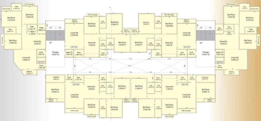 Floor Plan of Saroliya Galaxy 73 in Chhani, Vadodara - Image 375650