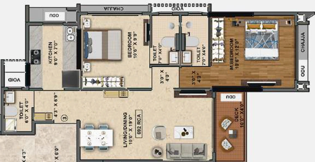 2 BHK Flat in Acres Abode in Malad West, Mumbai - Image 906460