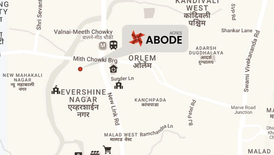 Location of Acres Abode in Malad West, Mumbai - Image 376389