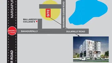 Location of Sri Balaji Homes - Image 375688