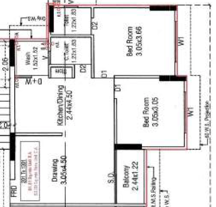2 BHK Flat in Gopalanand Naroda Arise in Hanspura, Ahmedabad - Image 906110