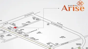 Location of Gopalanand Naroda Arise - Image 375713