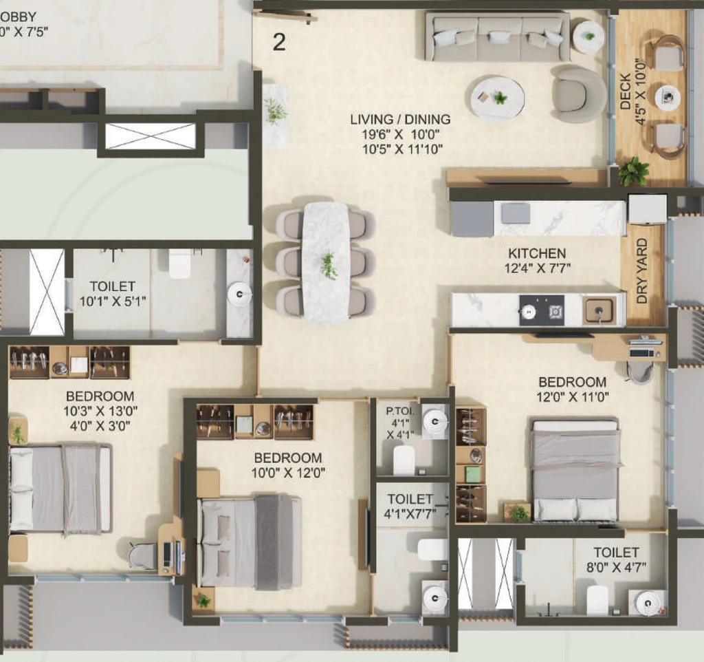 2 BHK Flat in Shree Deep Shikhar in Malad West, Mumbai - Image 906691
