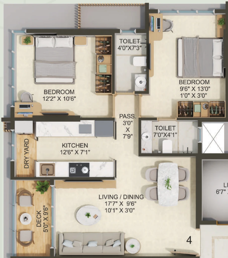 2 BHK Flat in Shree Deep Shikhar in Malad West, Mumbai - Image 906690