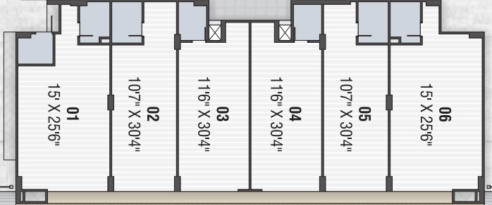 Floor Plan of Commercial Adarsh Orchid Residency in Nikol, Ahmedabad - Image 375790