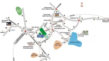 Location of NCC Urban Nagarjuna Residency - Image 375795