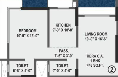 1 BHK Flat in Shivraj Charkop 1 Ramtirth CHSL in Kandivali West, Mumbai - Image 906688