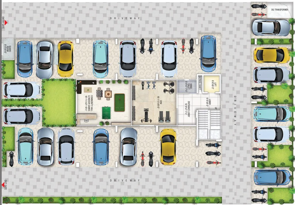 Master Plan of SGD Embassy in Jaisinghpura, Jaipur - Image 375820