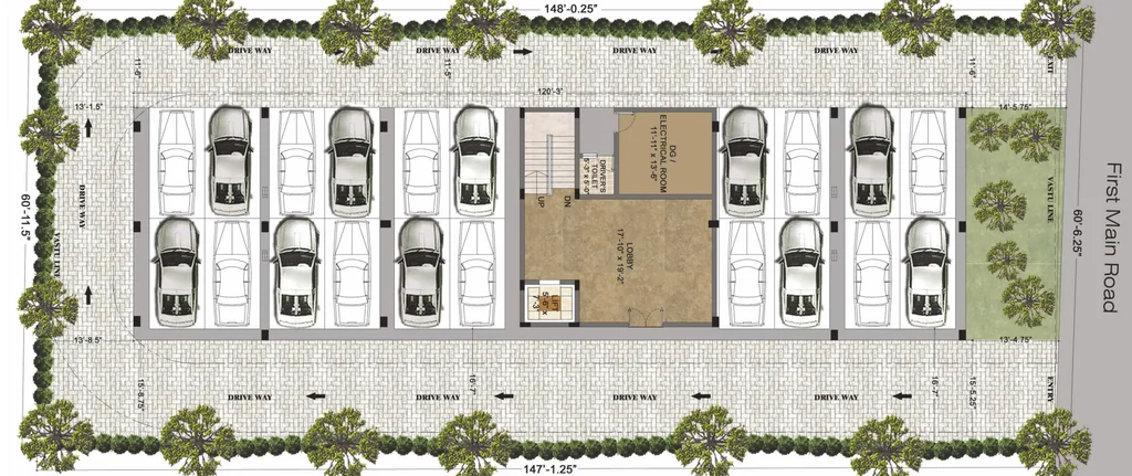 Master Plan of Etica Saptami in RA Puram, Chennai - Image 375821