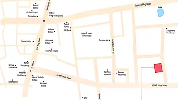 Location of Anand Tulsi Residency - Image 375834