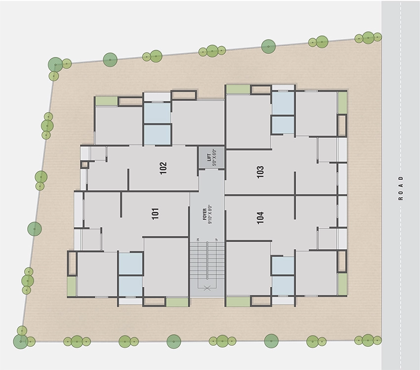 Master Plan of Ananta Mahalaxmi Dream Home in South Bopal, Ahmedabad - Image 375849