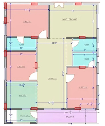 4 BHK Flat in RN Krishi in Gurram Guda, Hyderabad - Image 906168