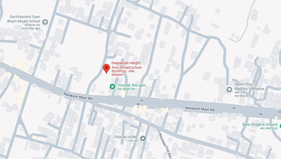 Location of Avis Deepanjali Height in Doranda, Ranchi - Image 375912