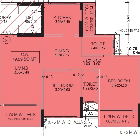 2 BHK Flat in Chirag Bhagat Grandeur in Malad West, Mumbai - Image 906521